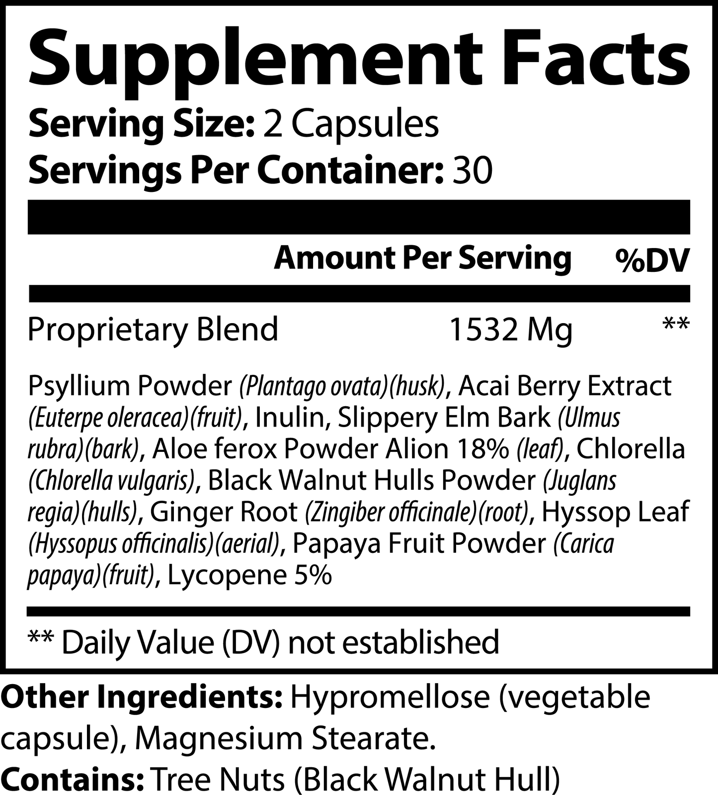Full Body Detox – Total Cleanse Formula